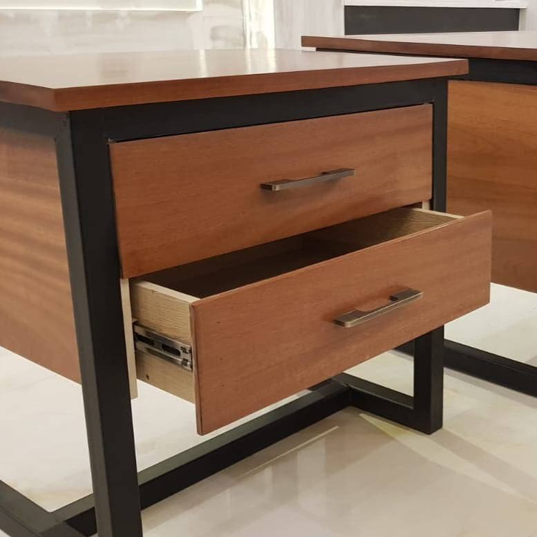 Spelli Wood Solid Office Table